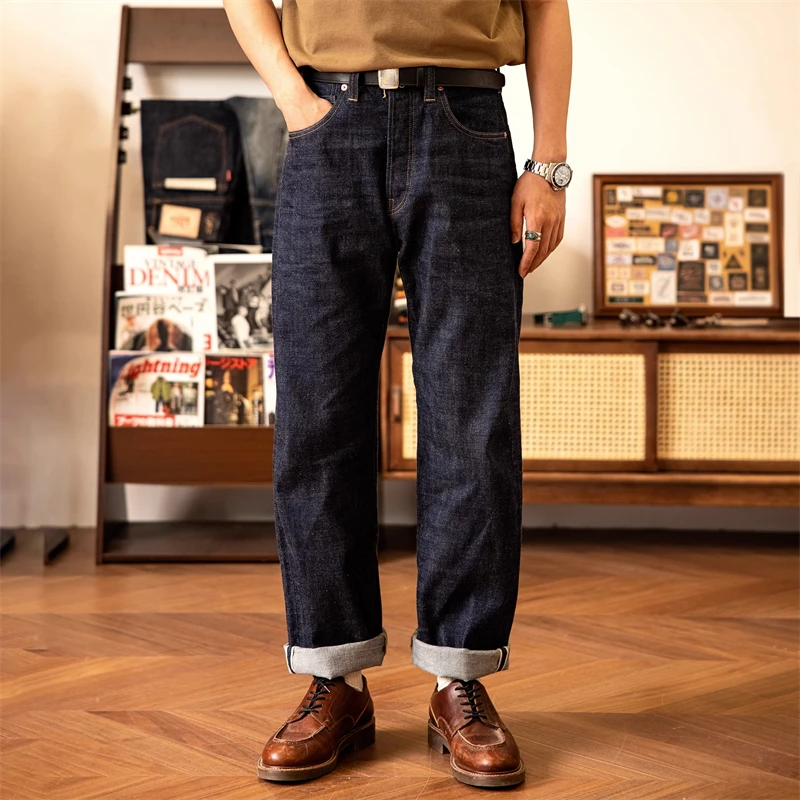 Levis Jeans 501 - レッドトルネードワイドストレートジーンズ、ワンウォッシュ、14オンスデニム、s1000xx、wwiiモデル、selvedge