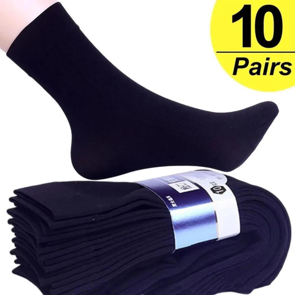 10足組カジュアル通気性メンズアイスシルクソックス、柔らかく - Silk Sock Bamboo のレビューと価格