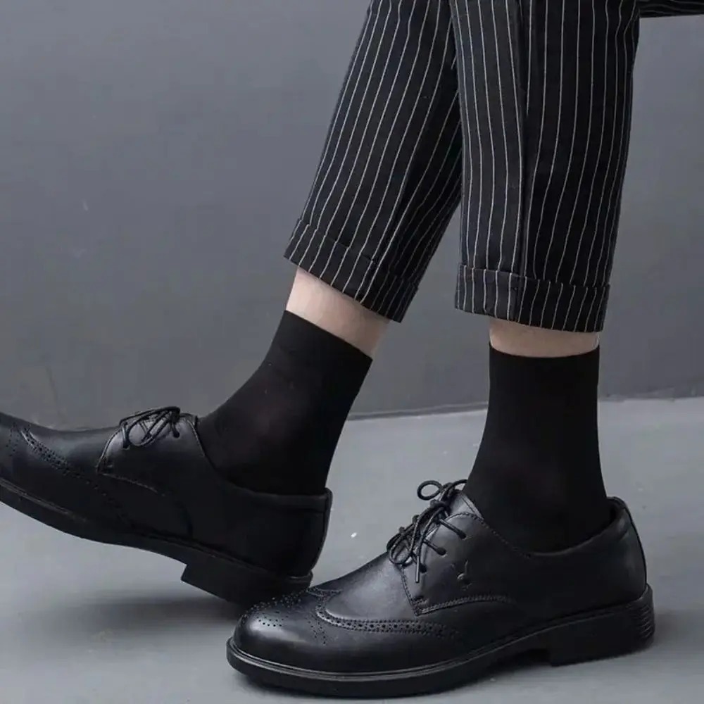 10足組カジュアル通気性メンズアイスシルクソックス、柔らかく - Silk Sock Bamboo のレビューと価格