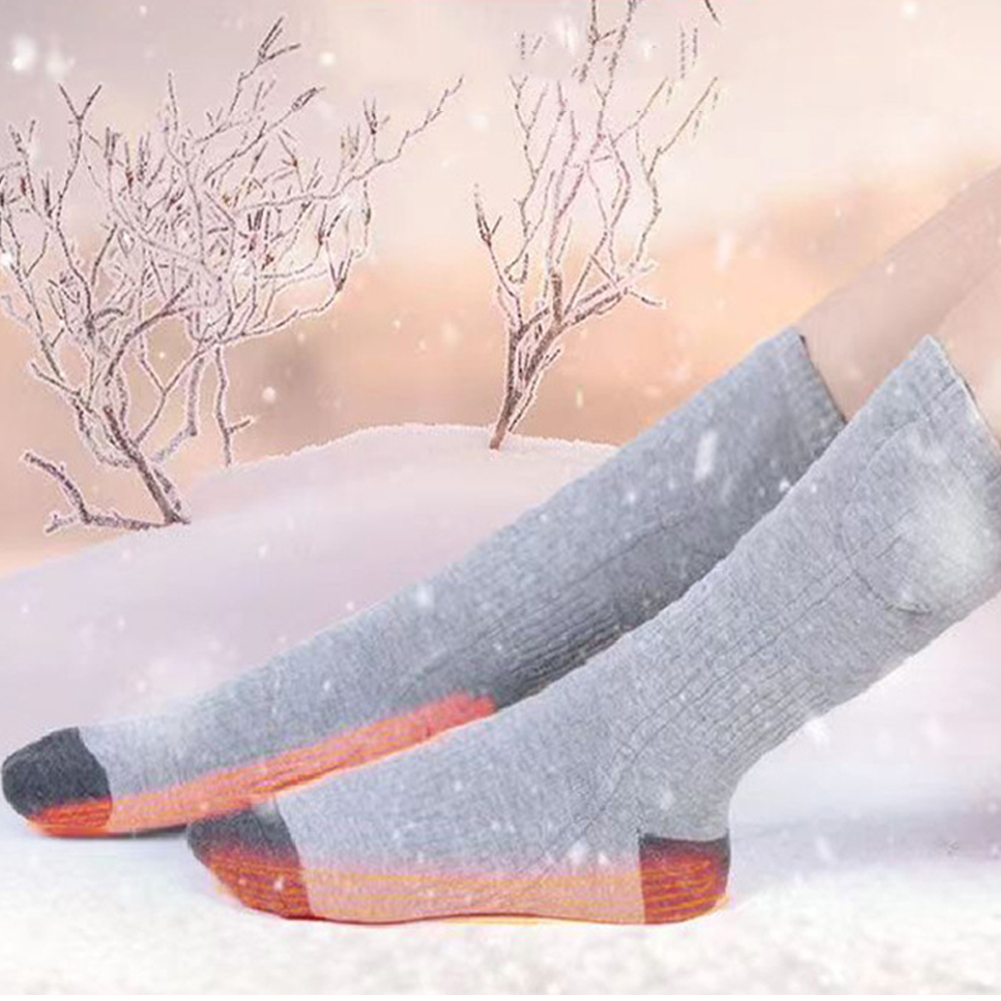 電熱ソックス (電池不要) 3段階温度調節 冬用保温ソックス - Thermal Sock Winter のレビューと価格